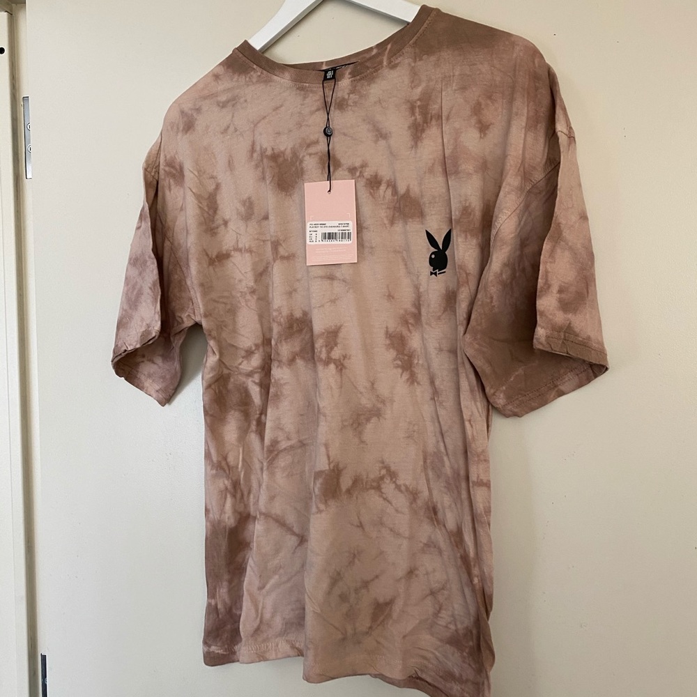 Playboy Stone Tie Dye Oversized T-Shirt - Picture 9 of 9